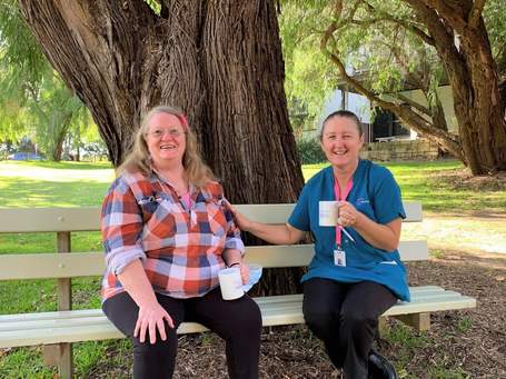 Joanne Hayward and Rachel Barnes