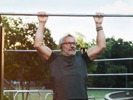 Man exercising