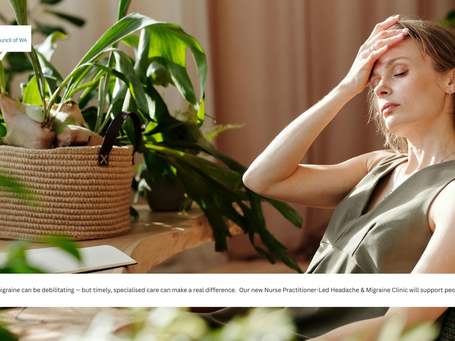 NCWA lady with headache migraine 1