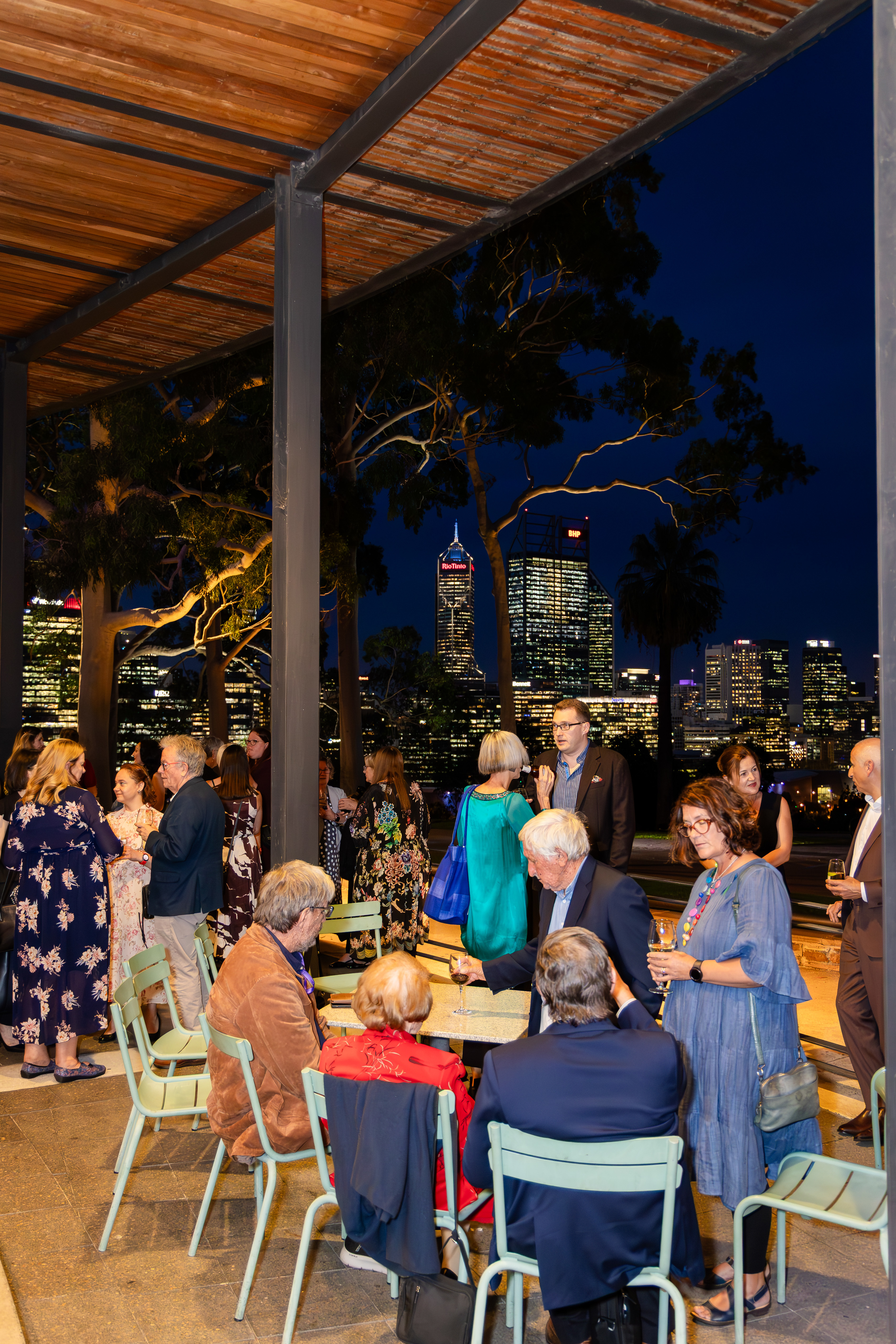 The city skyline at Frasers Function Centre