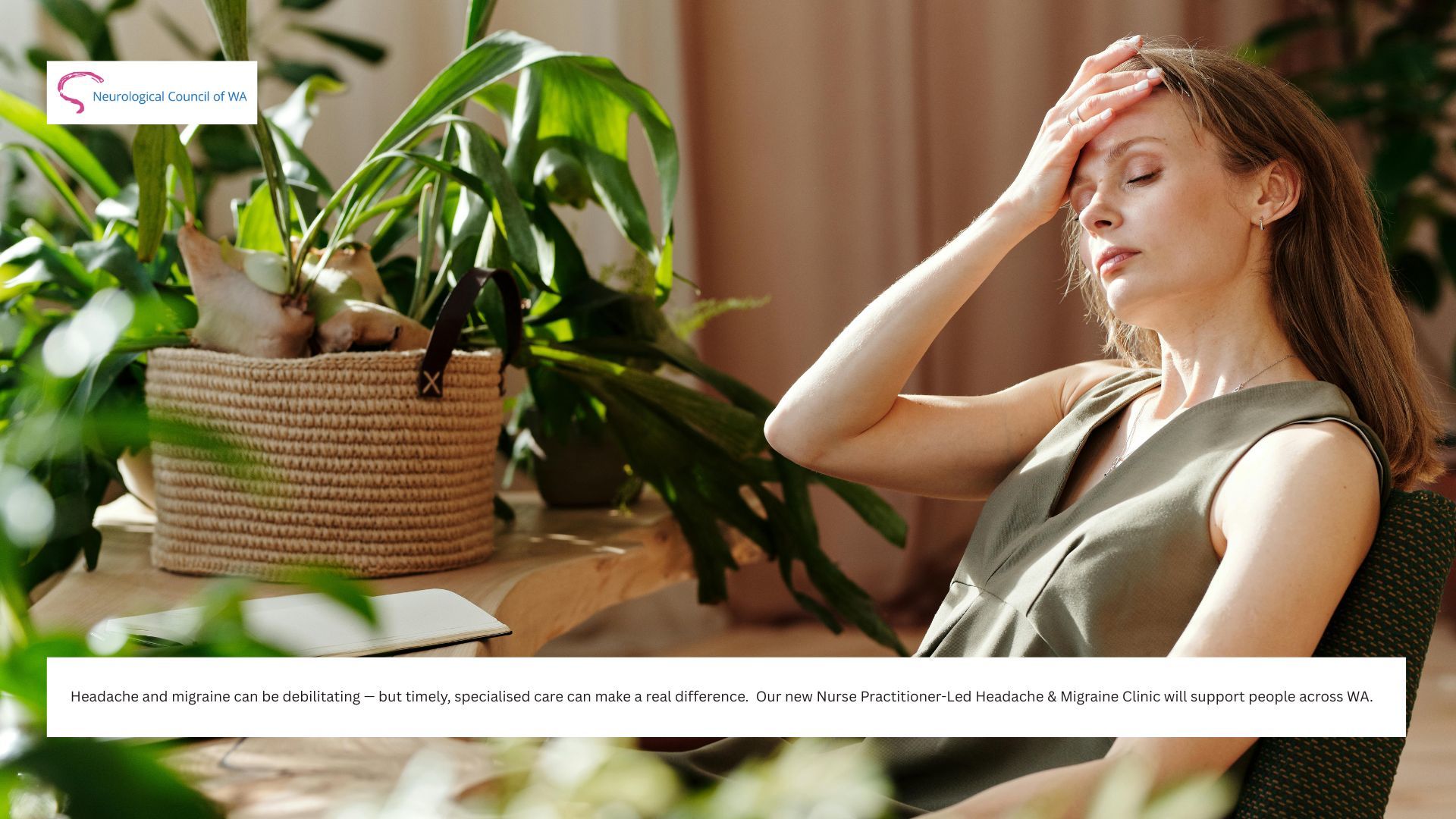 Lady with Migraine